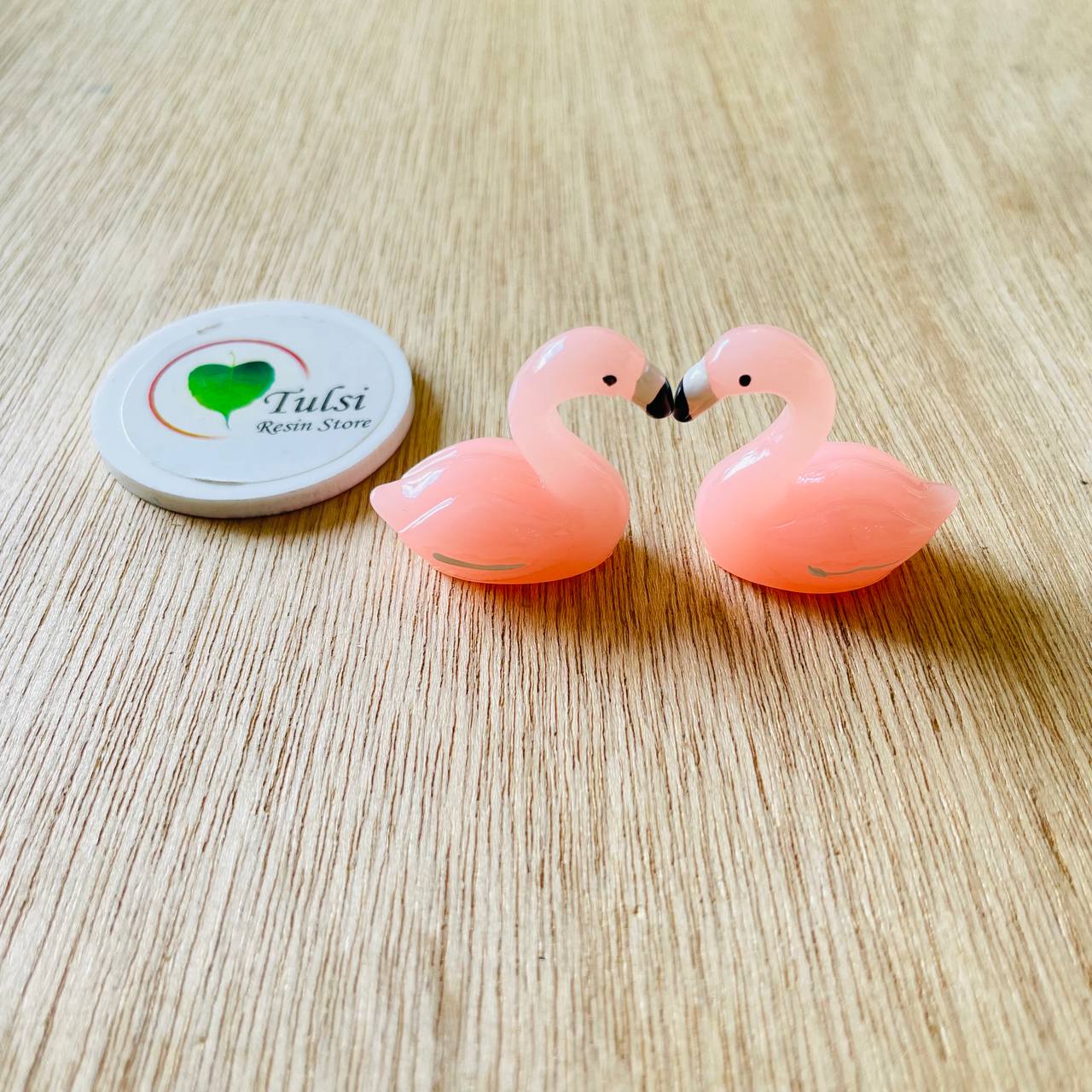 3D Pink Flamingo Miniature (C) (2 pcs)