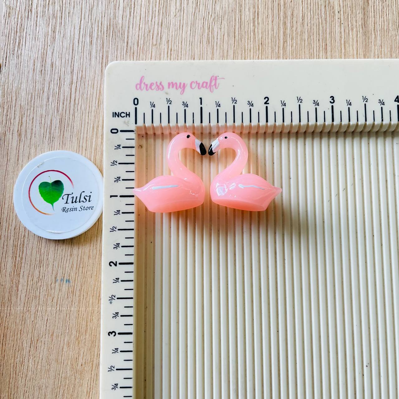 3D Pink Flamingo Miniature (C) (2 pcs)