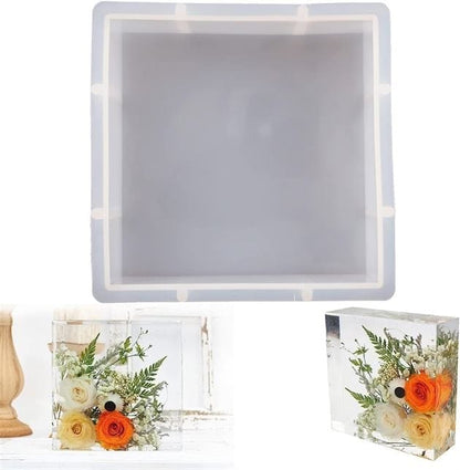 50 MM Deep Square Mould - 8 Inch - Tulsi Resin Store