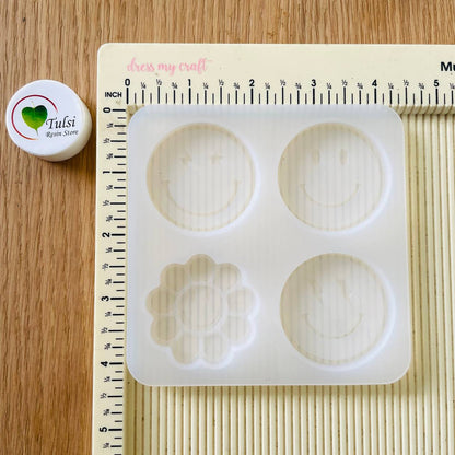 4 Cavity Smile Pop-Socket Mould (B)