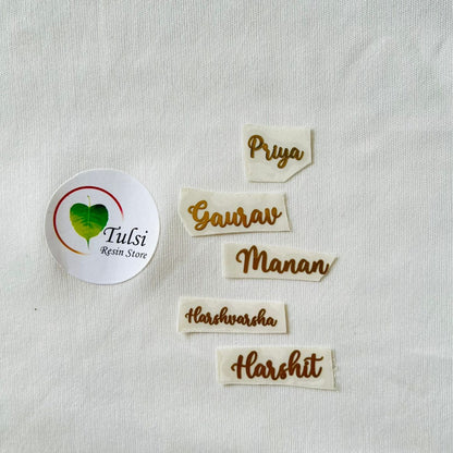 Custom Metal Sticker - For Rakhi (5 Names)