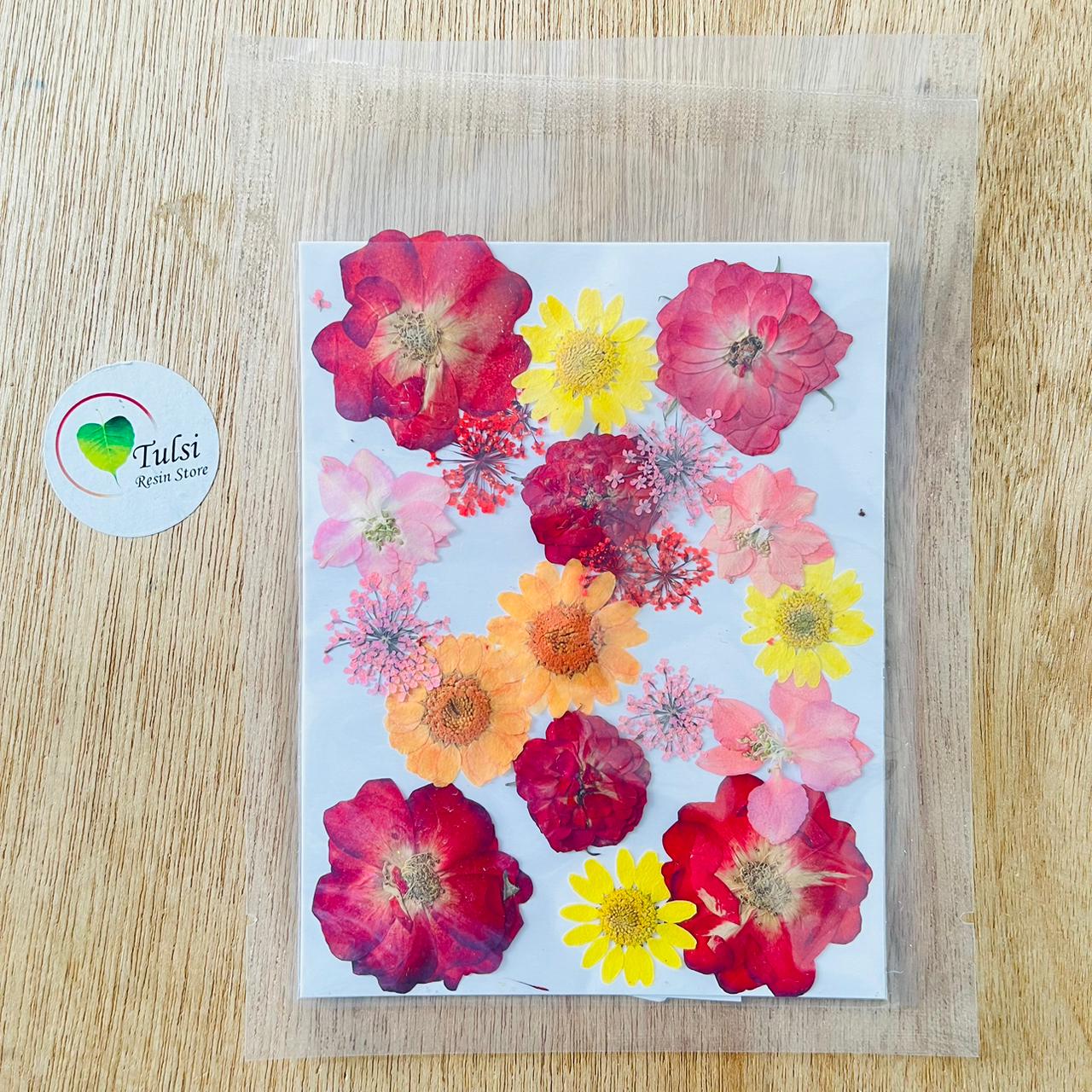 Big Pressed Flower Sheet Mix F3