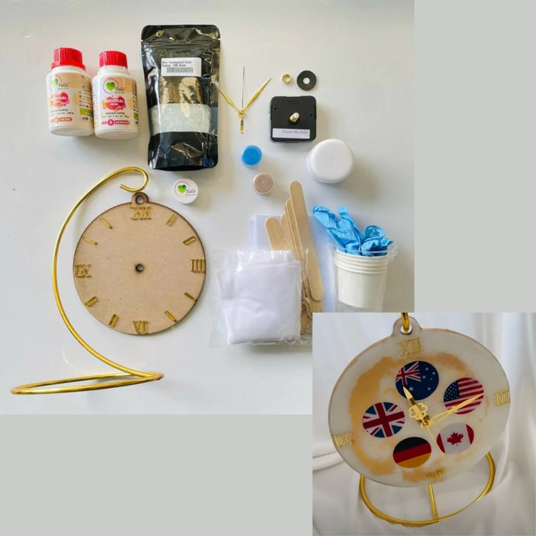 DIY Hanging Table Clock Kit With Free Tutorial