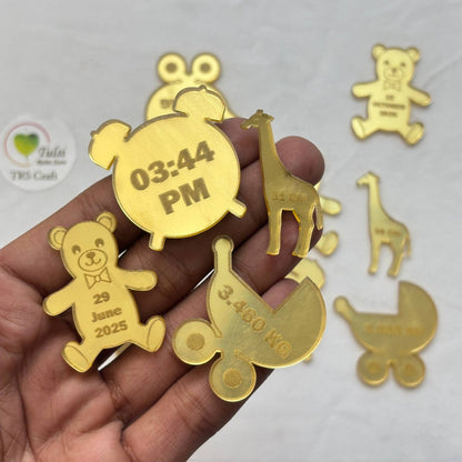 Custom Acrylic- New Born Details - - Tulsi Resin Store