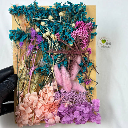 Mix Dry Flower Sheet - A12 - - Tulsi Resin Store