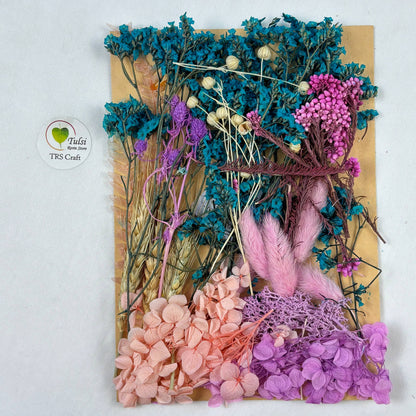 Mix Dry Flower Sheet - A12 - - Tulsi Resin Store