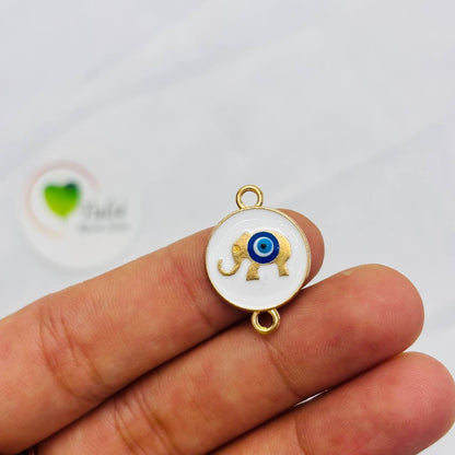 Evil Eye Charm With Two Hooks - S