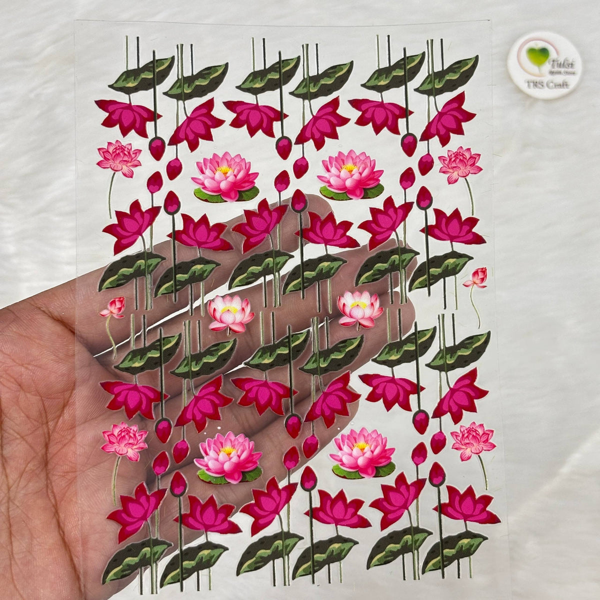 A6 UV DTF Sticker - Floral (Y)