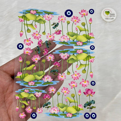 A6 UV DTF Sticker - Pichwai Mix (G)