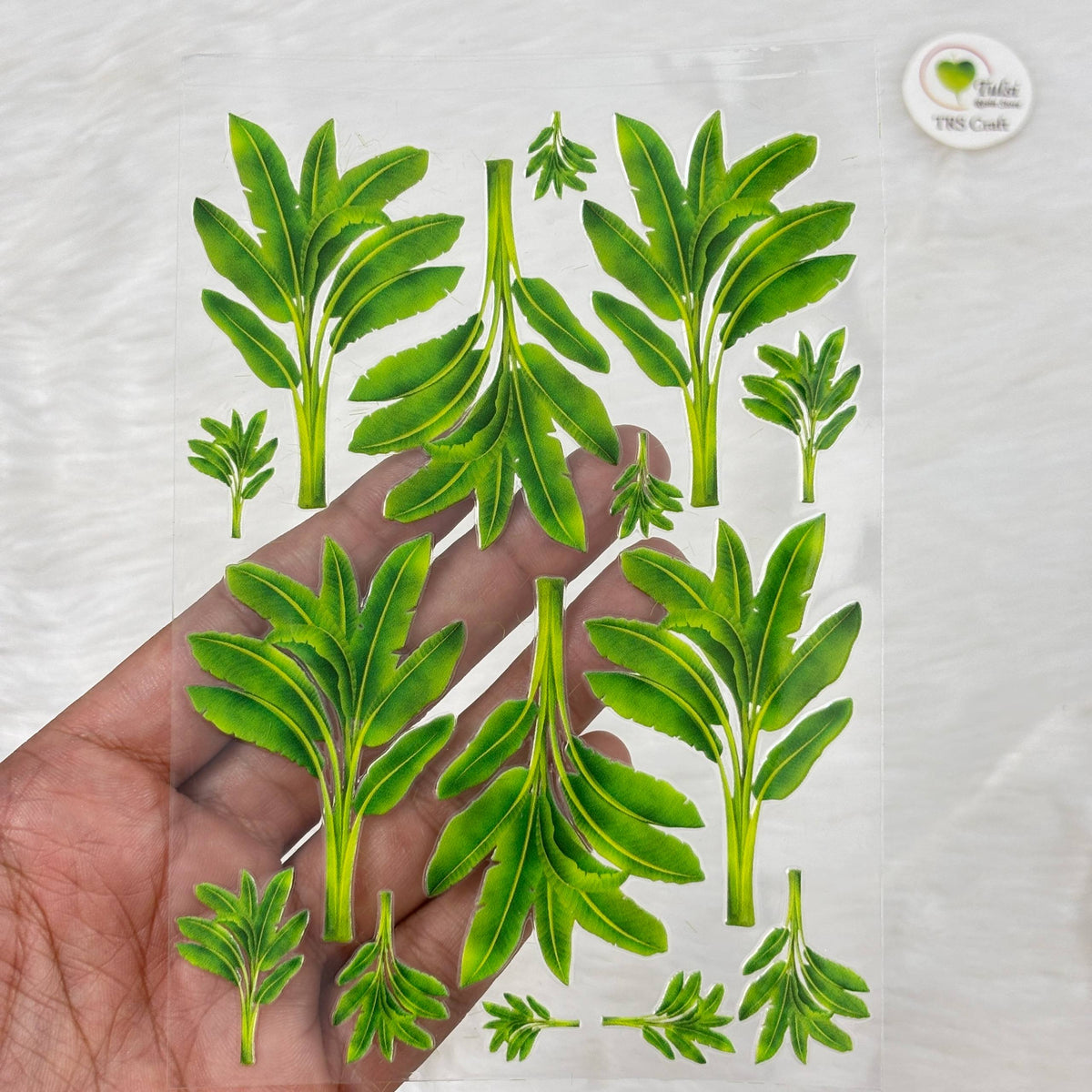 A6 UV DTF Sticker - Pichwai Leaf (A)