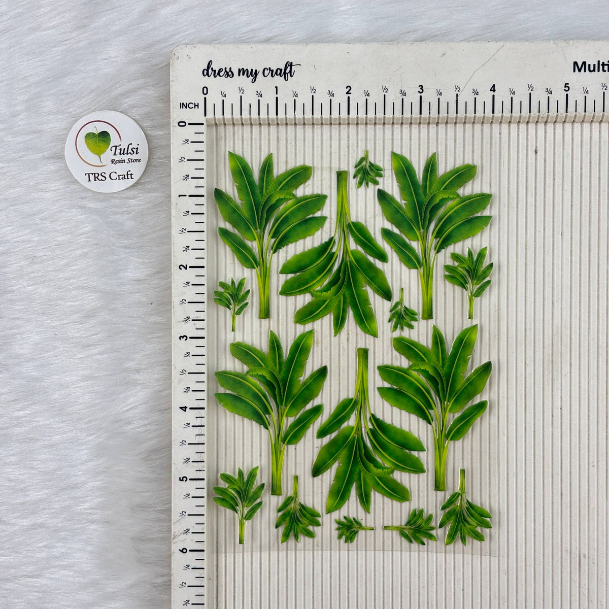 A6 UV DTF Sticker - Pichwai Leaf (A)