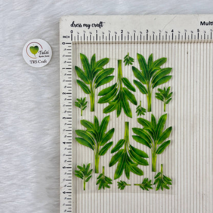 A6 UV DTF Sticker - Pichwai Leaf (A)