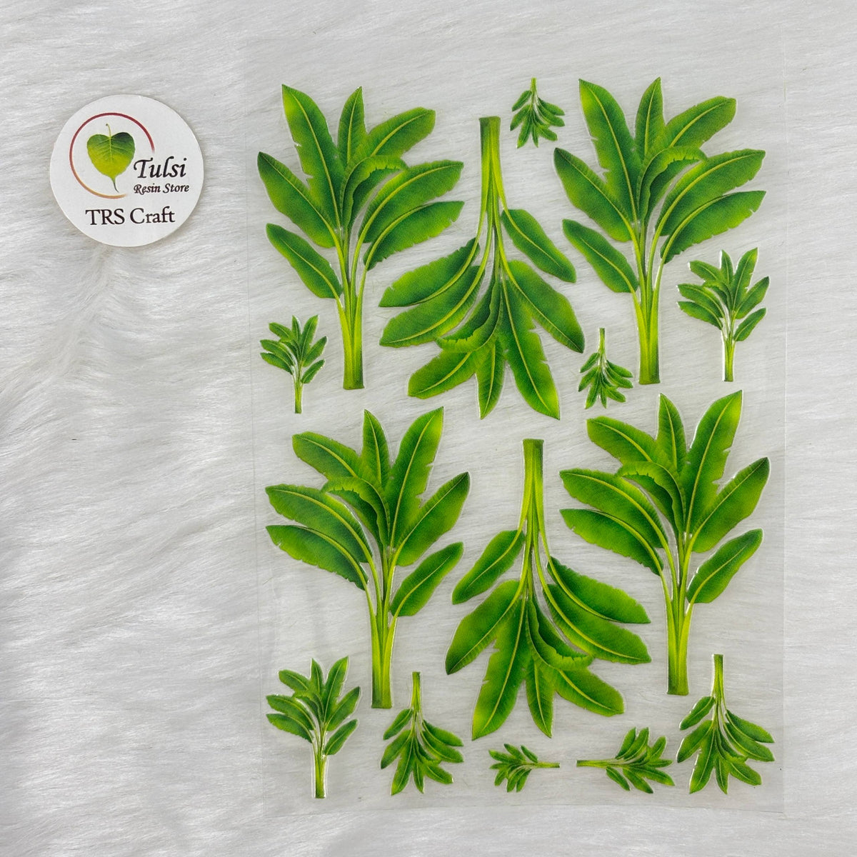 A6 UV DTF Sticker - Pichwai Leaf (A)