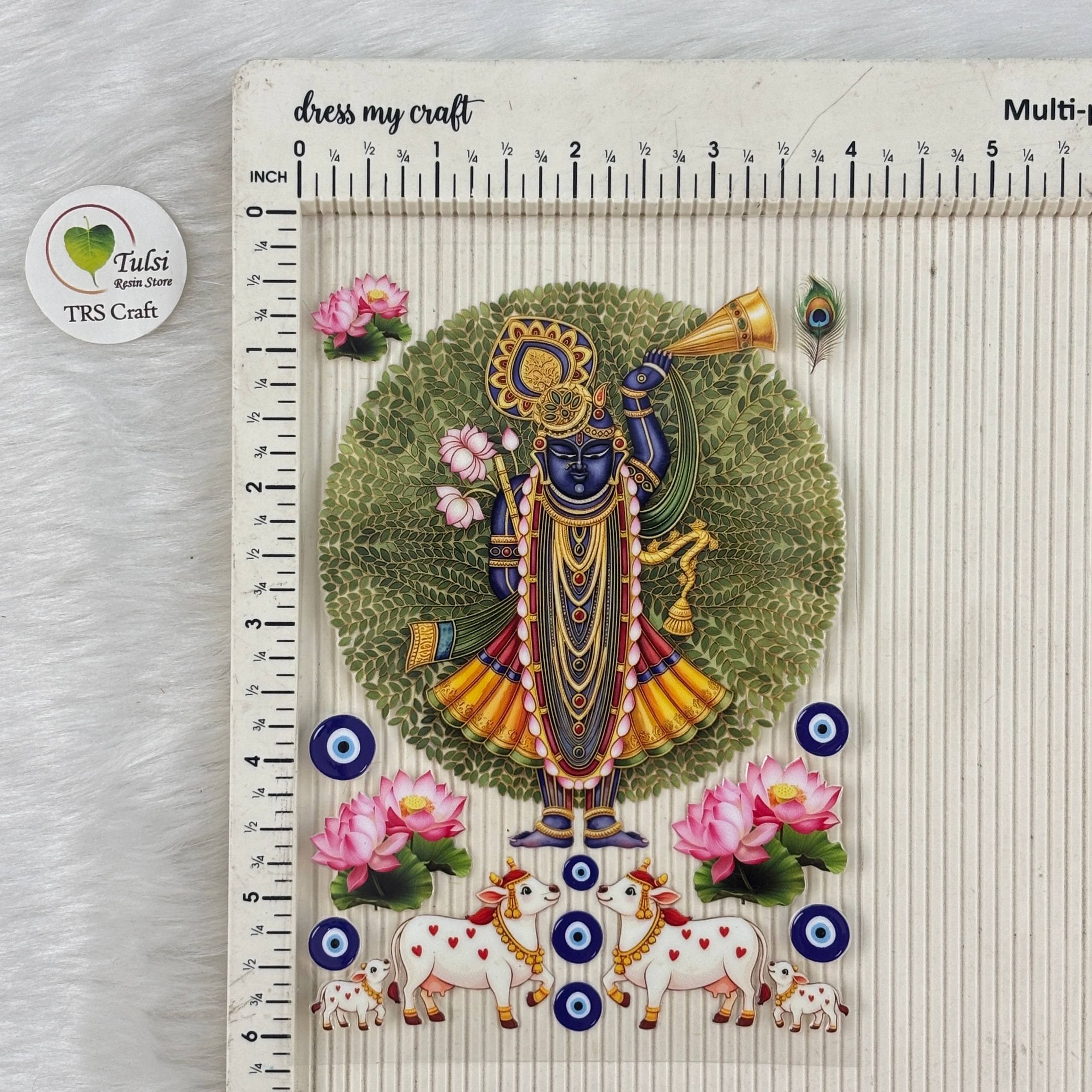 A6 UV DTF Sticker - God Idols Shreenathji (B2)