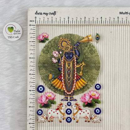 A6 UV DTF Sticker - God Idols Shreenathji (B2)