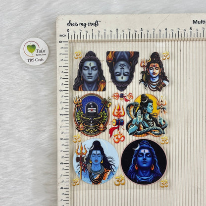 A6 UV DTF Sticker - God Idols Shivji (E2)