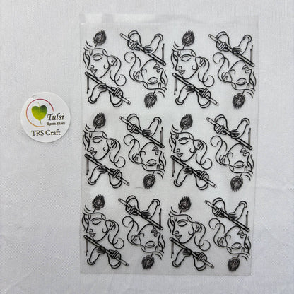 A6 UV DTF Sticker - God Idols Krishna (G)