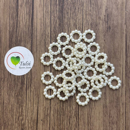 White Pearl Ring (D) - Mini