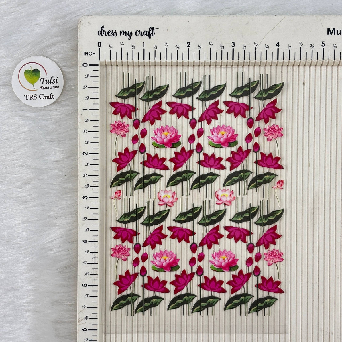 A6 UV DTF Sticker - Floral (Y)