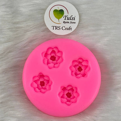 Flower Mould (A32) - 4 Cavity