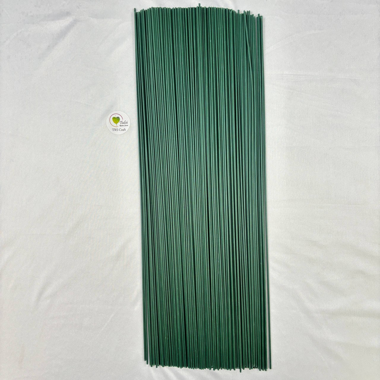 Green Floral Wire (B) - 2 MM - 18 Inch - Tulsi Resin Store