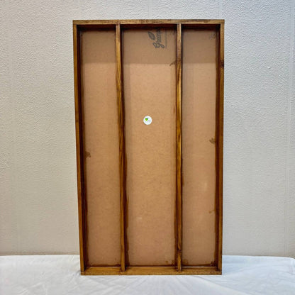 Teakwood Floating Frame (H) - 3 Partition Big
