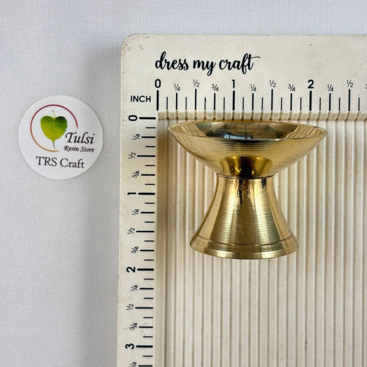 Brass Diya With Stand - - Tulsi Resin Store