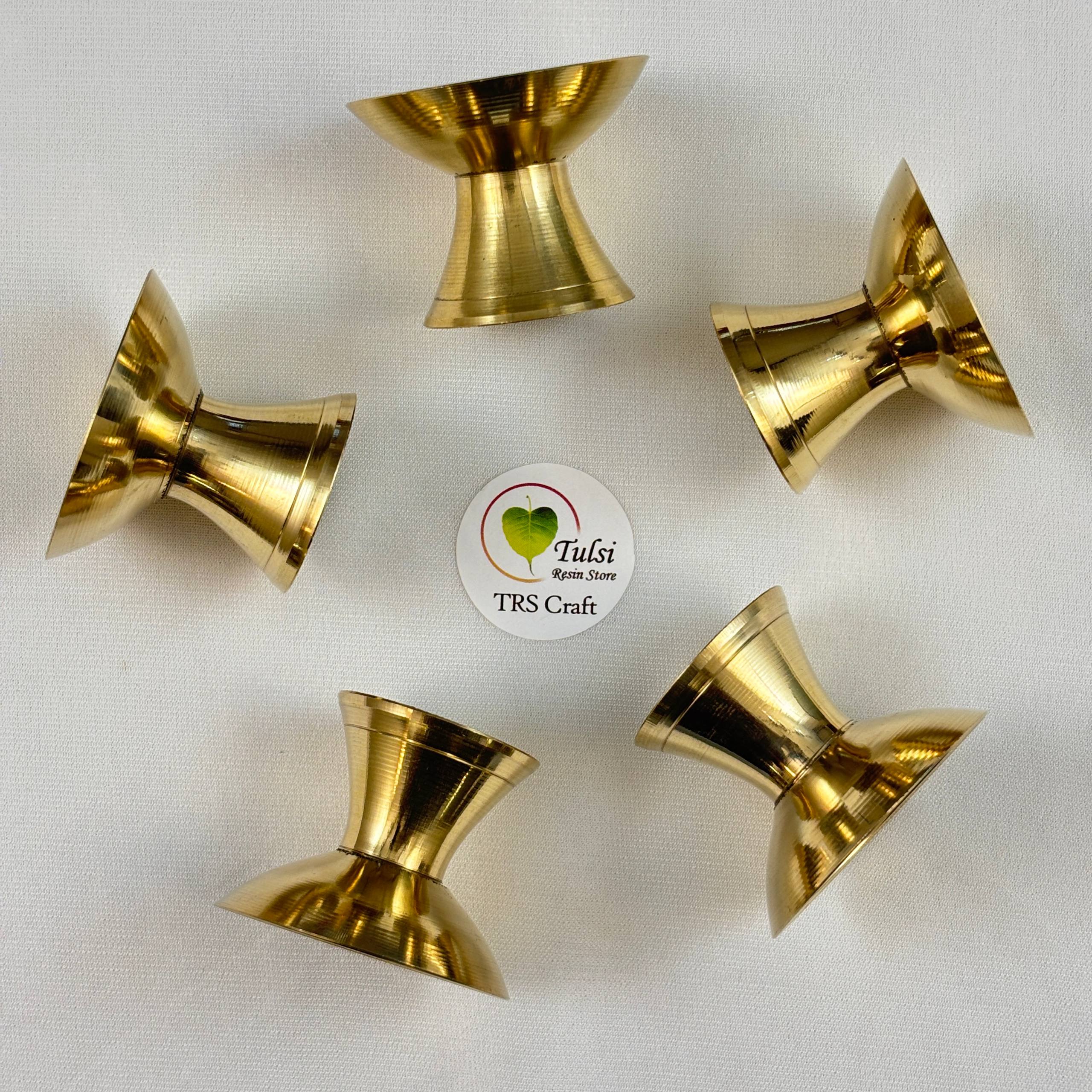 Brass Diya With Stand – Tulsi Resin Store