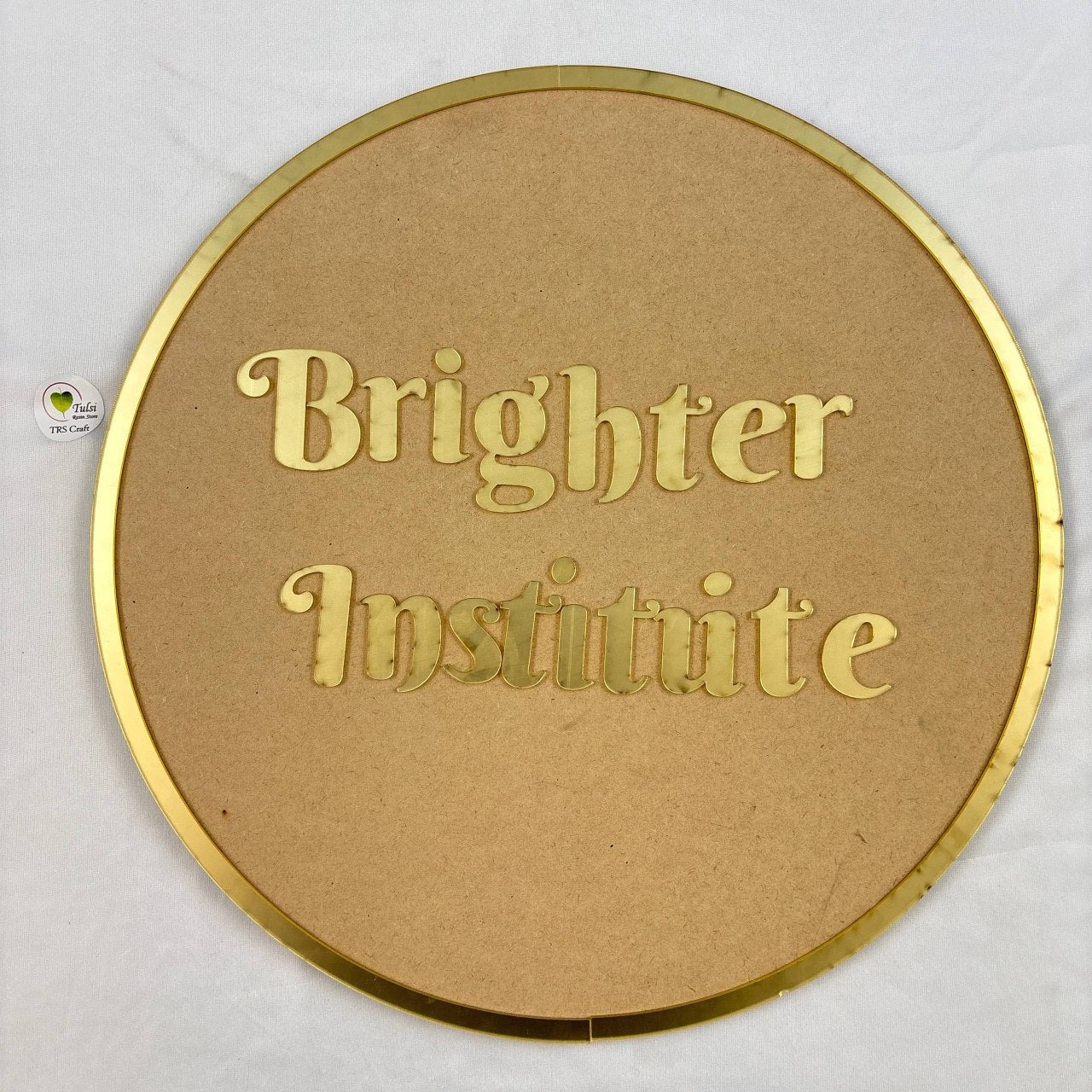 Custom Nameplate Base + Acrylic Name (Design K)
