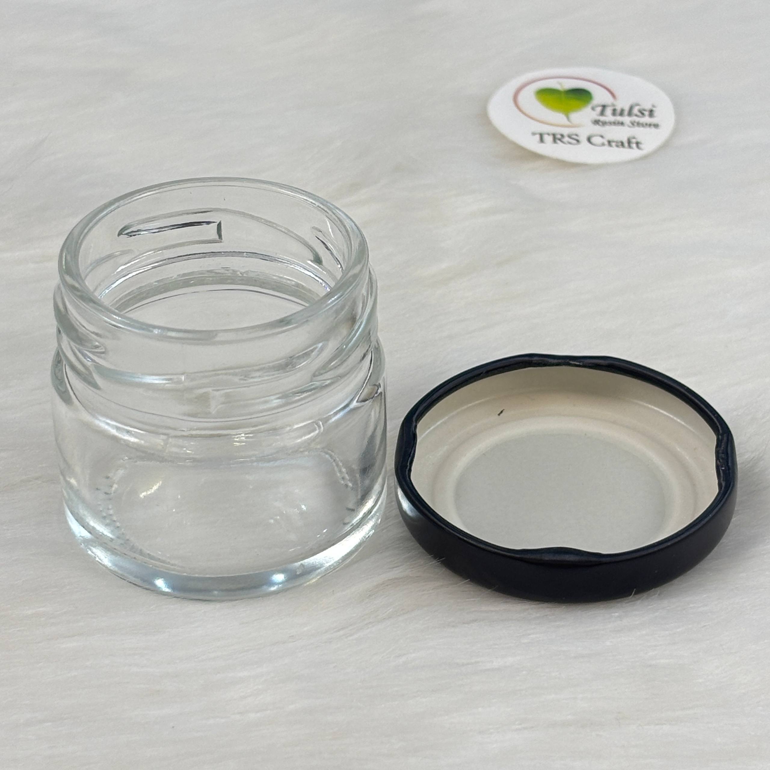 Candle Glass/Jars (A23) - Bottle with Cap (Small)