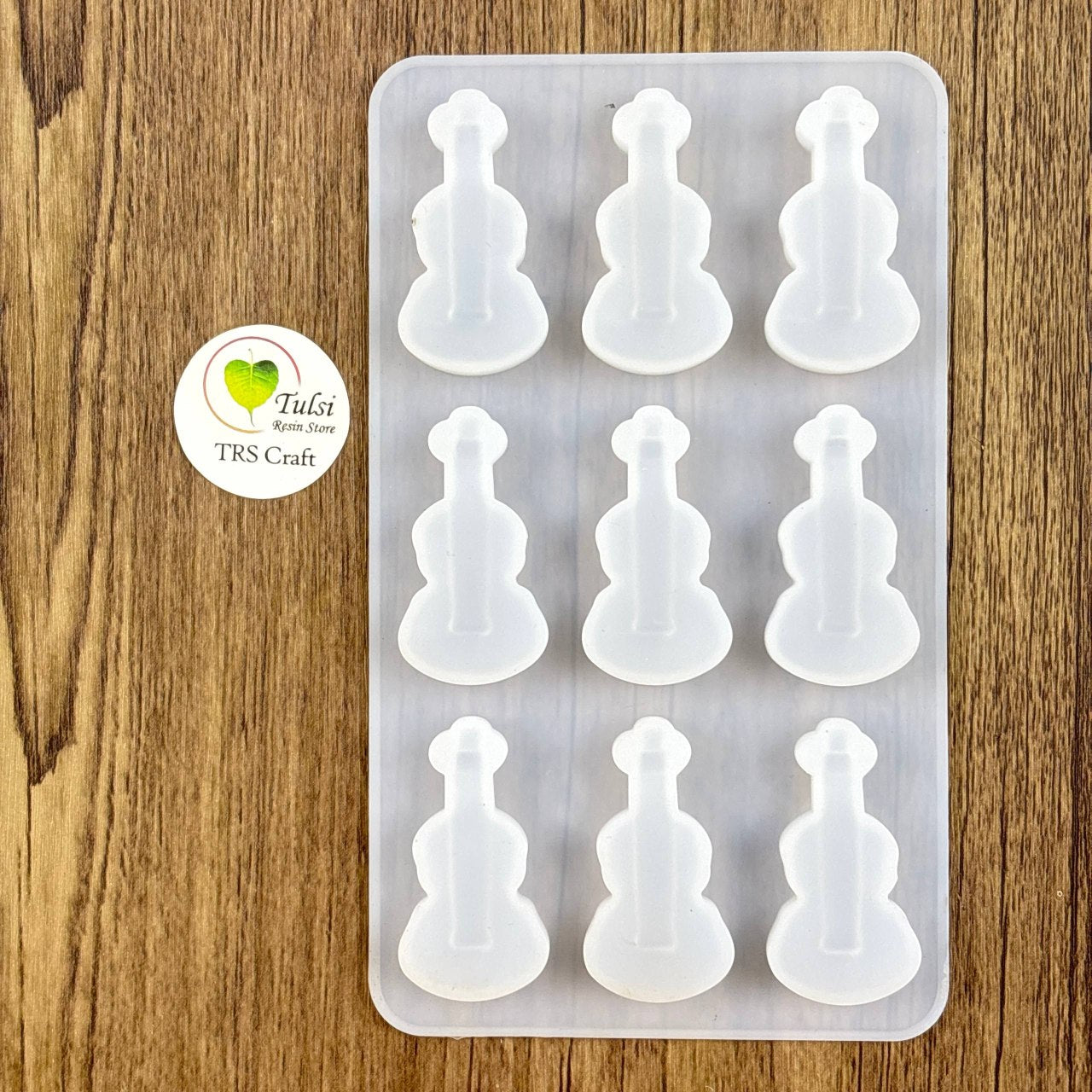 Keychain Mould (K) - Guitar - #colour_ - Tulsi Resin Store
