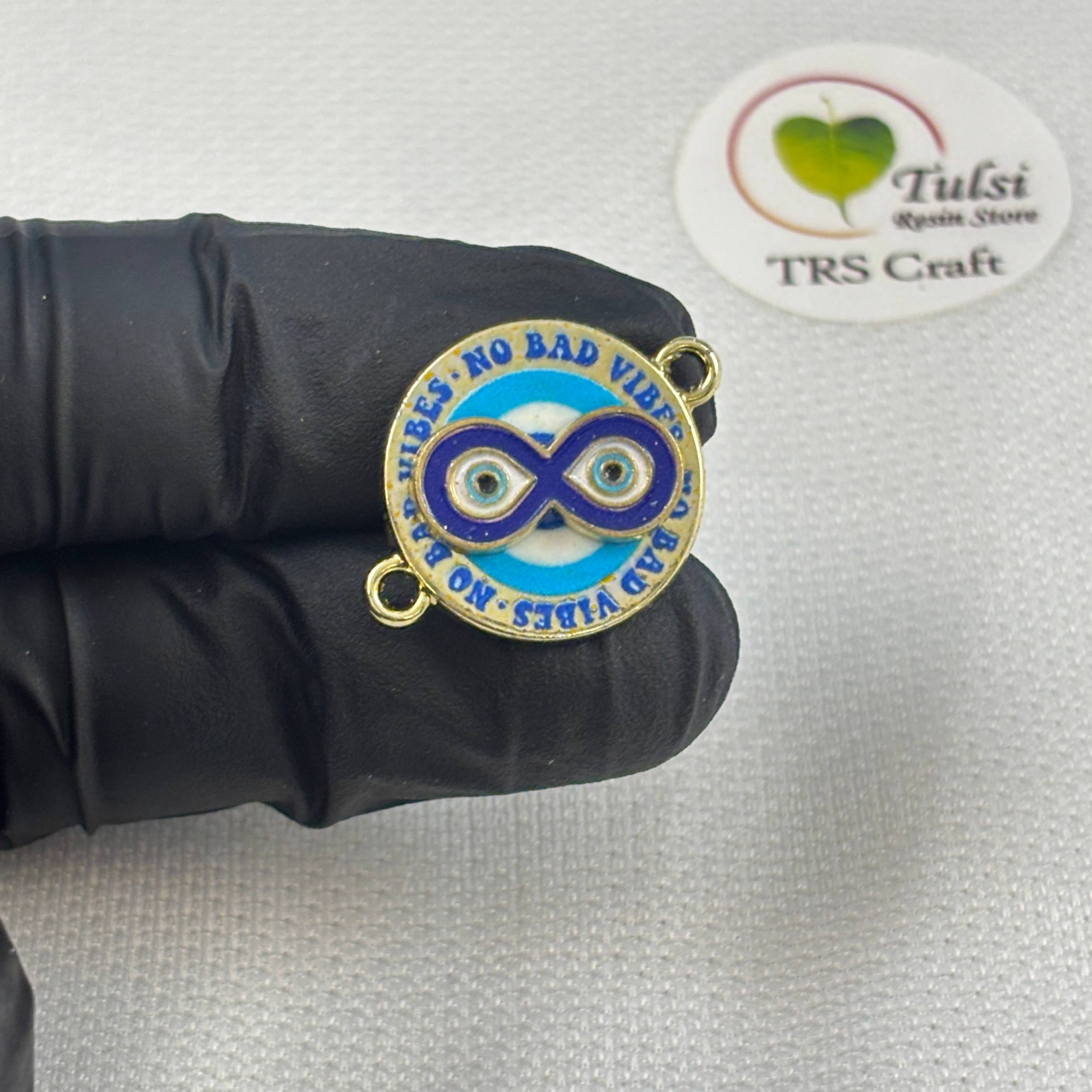 Evil Eye Charm With Two Hooks - G