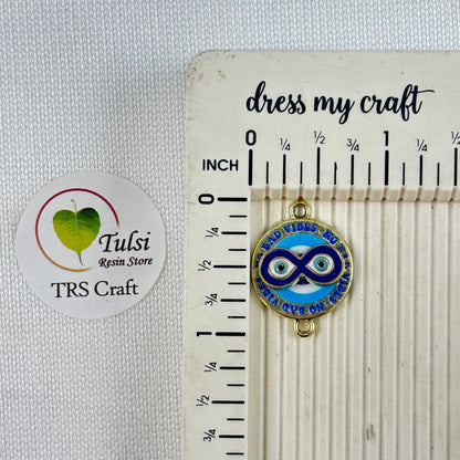 Evil Eye Charm With Two Hooks - G