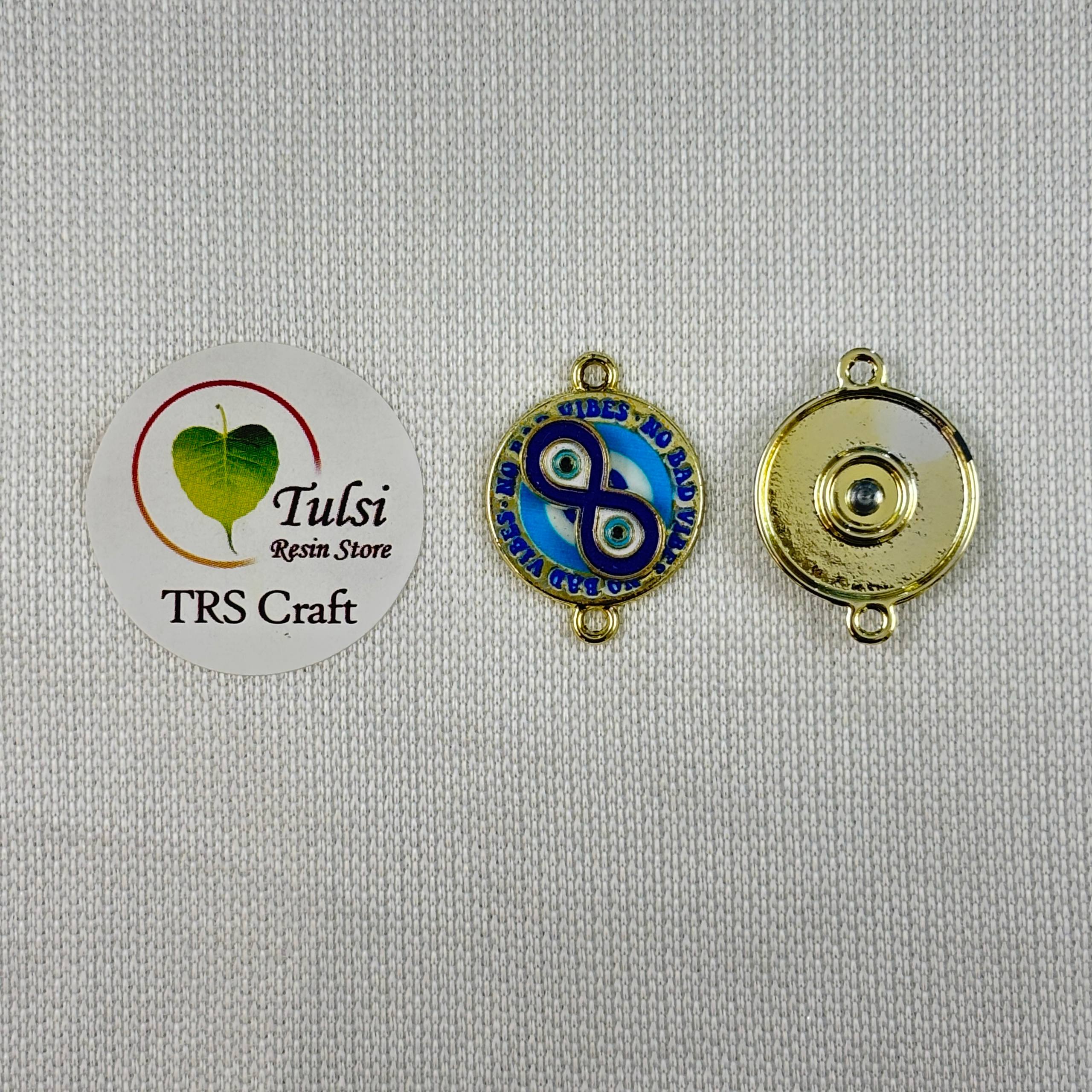 Evil Eye Charm With Two Hooks - G