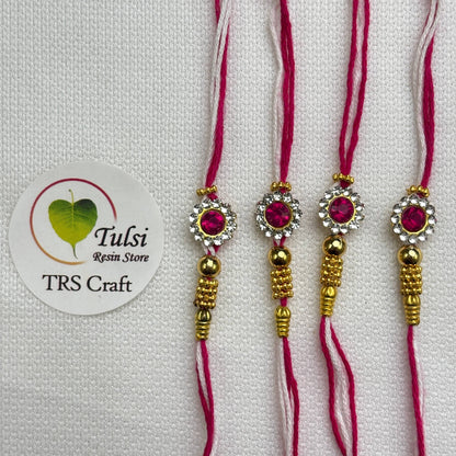 Bracelet Rakhi Thread (G) (2Pair)