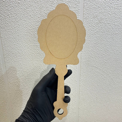MDF Hand Mirror Base (A) - - Tulsi Resin Store