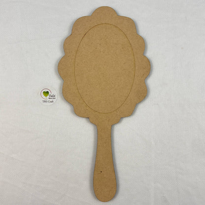 MDF Hand Mirror Base (B) - - Tulsi Resin Store