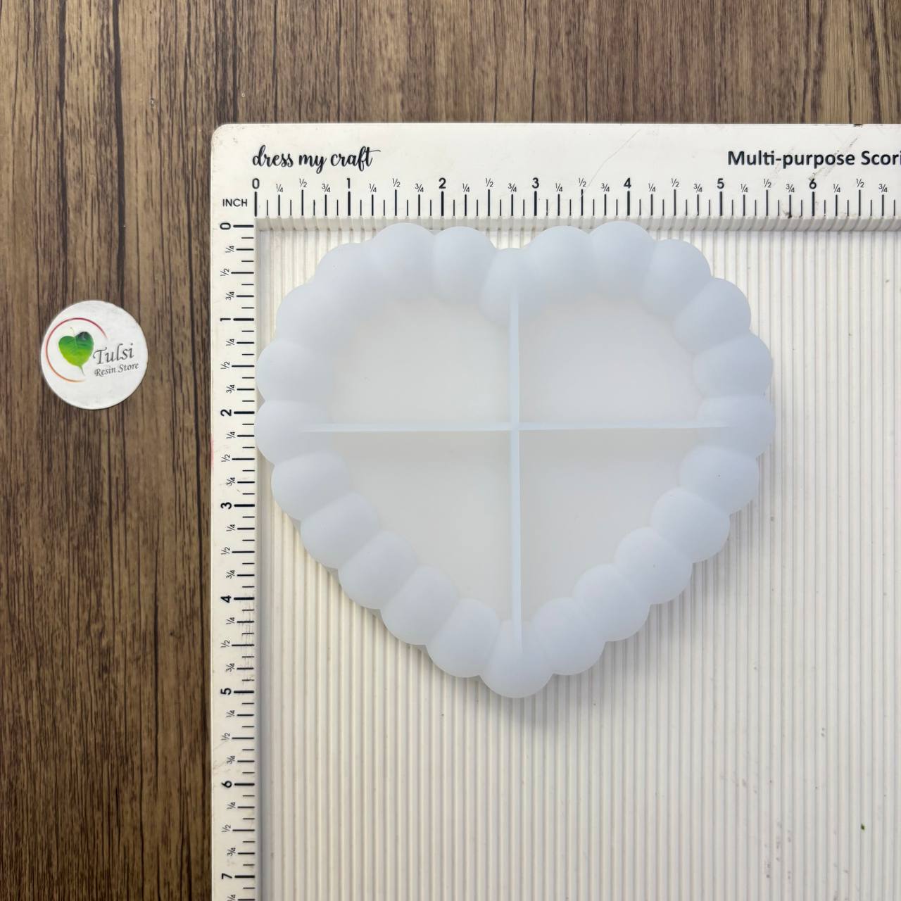 Bubble Edge Heart Trinket Mould