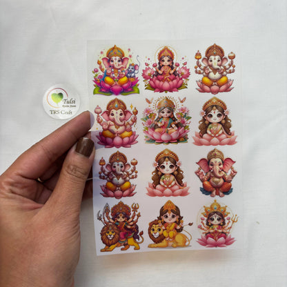 A6 Insert Sheet - God Idols (B)