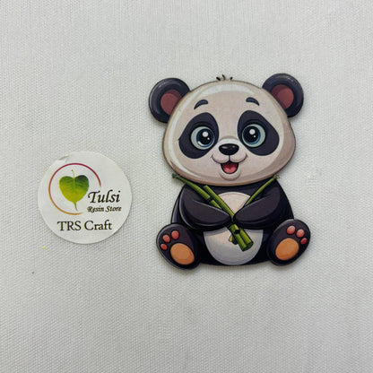 MDF Printed Panda Cutout