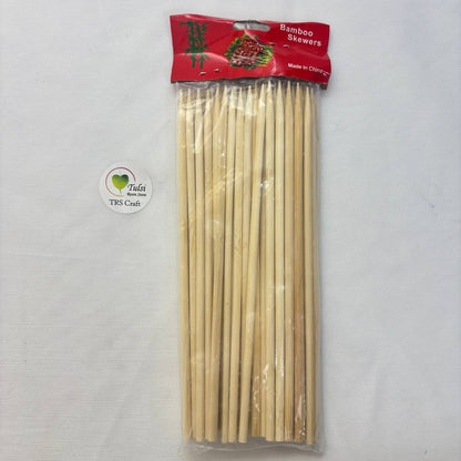 Wooden Bamboo Stick - 9.5"