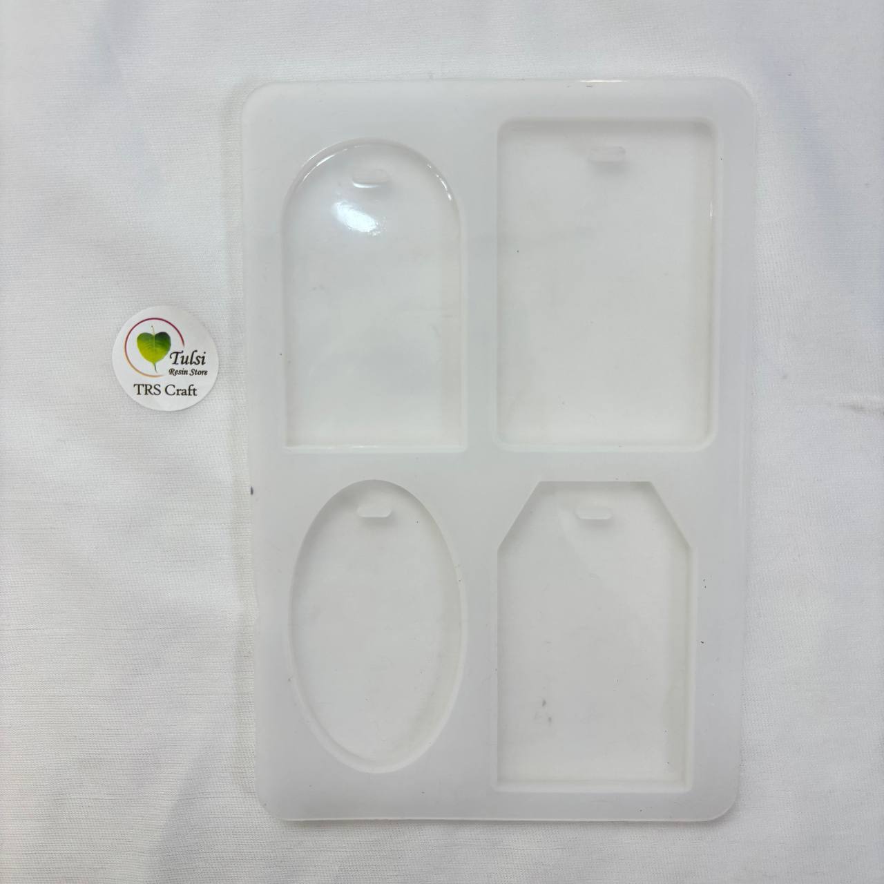 4 Cavity Mix Luggage Tag Mould (B)