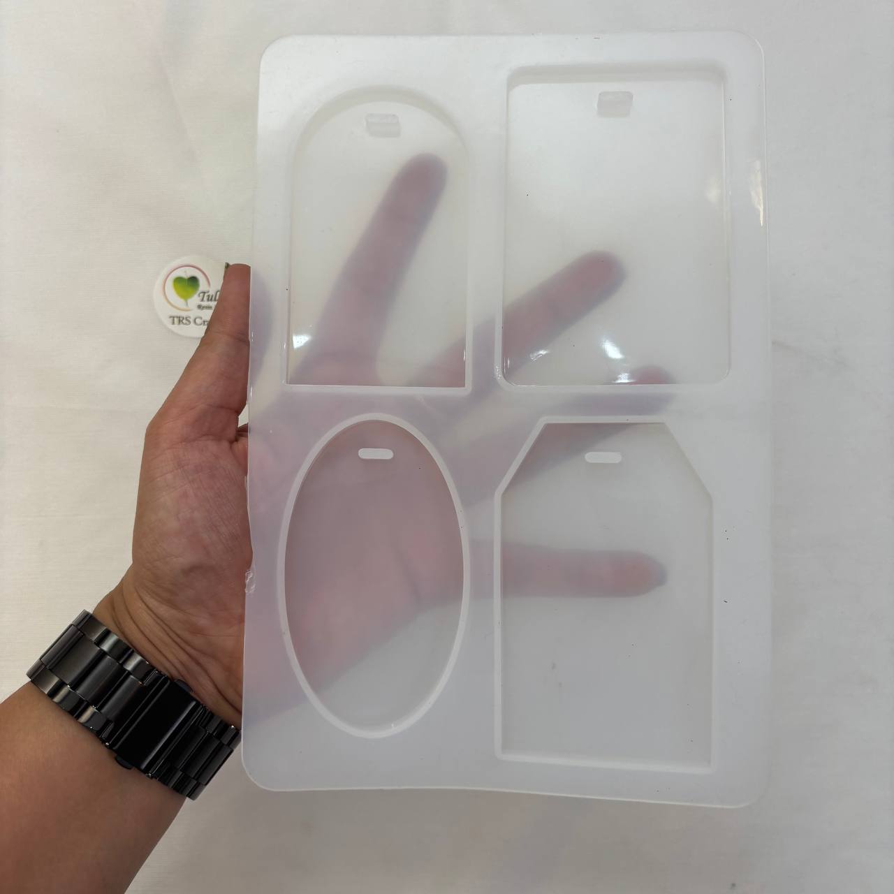 4 Cavity Mix Luggage Tag Mould (B)