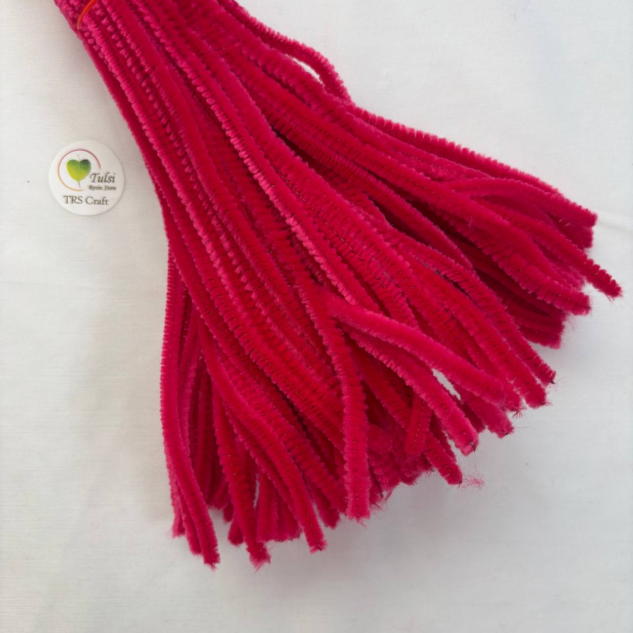 Plain Pipe Cleaners (Z3) - Magenta Pink