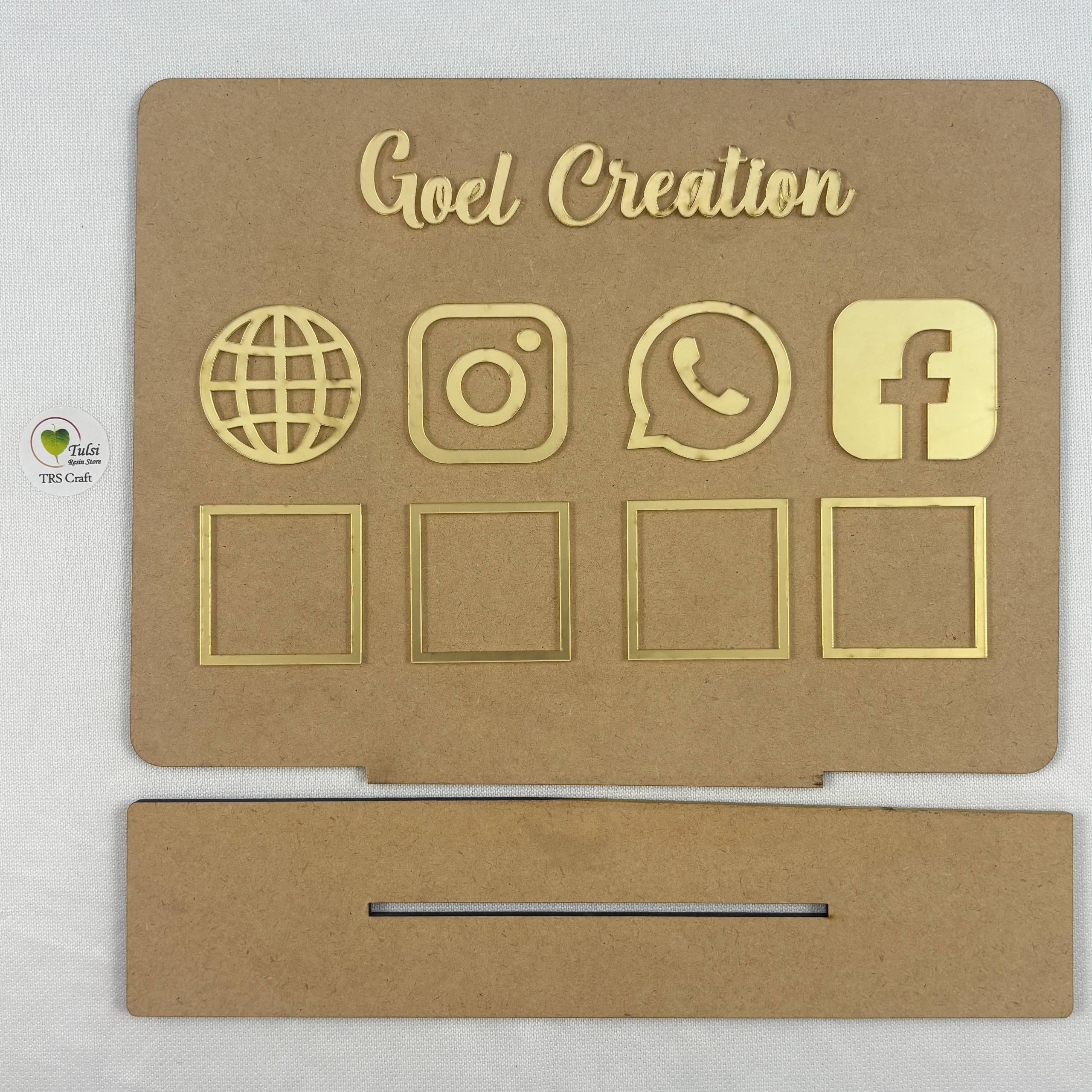 Custom Scanner Frame with Cutouts Set - - Tulsi Resin Store
