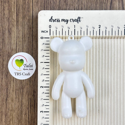 Fluid Art Bear (C) - Teddy Keychain Tulsi Resin Store