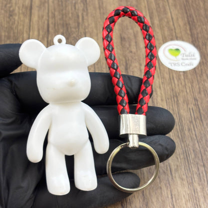 Fluid Art Bear (C) - Teddy Keychain