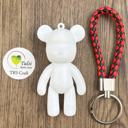 Fluid Art Bear (C) - Teddy Keychain