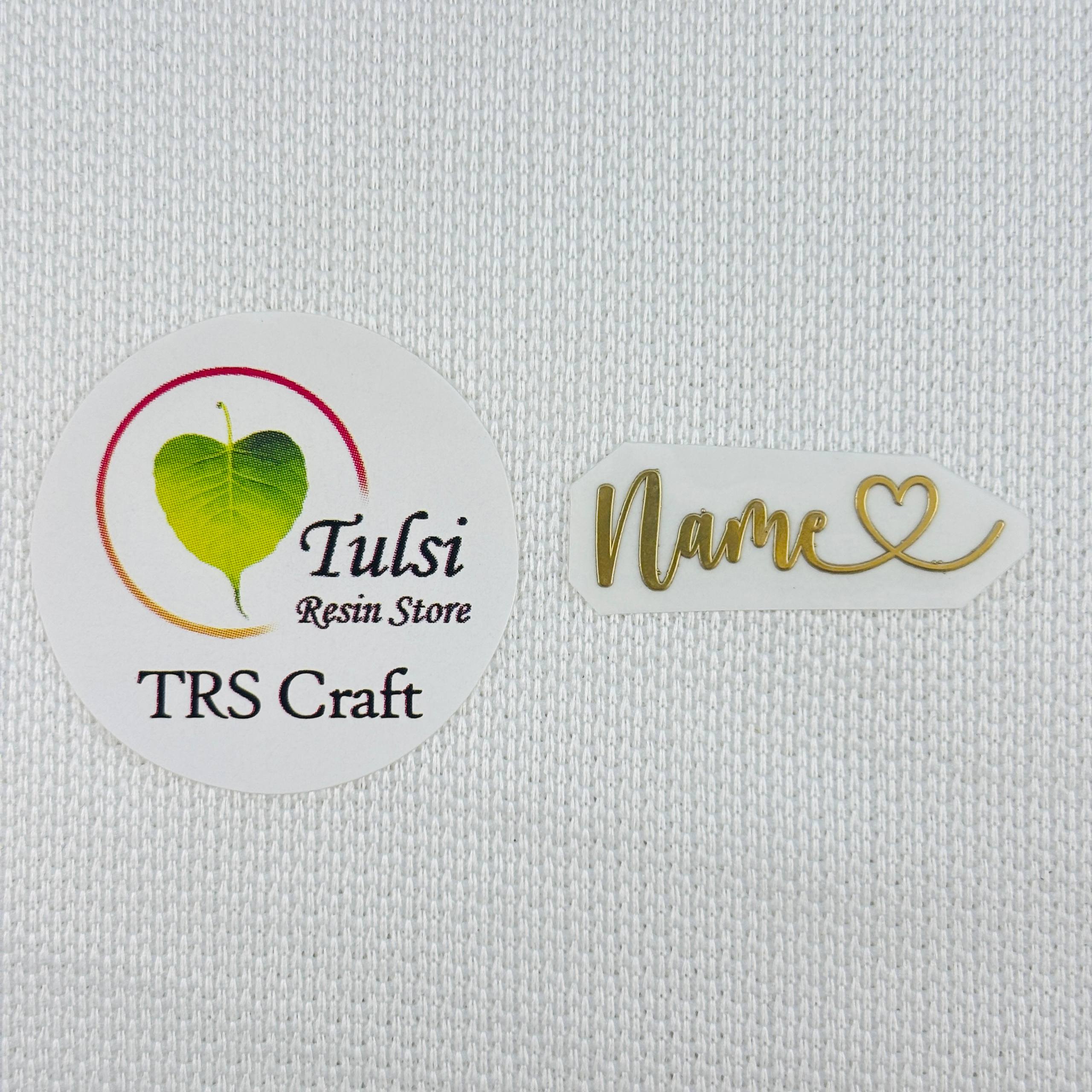 Custom Metal Sticker - For Rakhi (A003) – Tulsi Resin Store