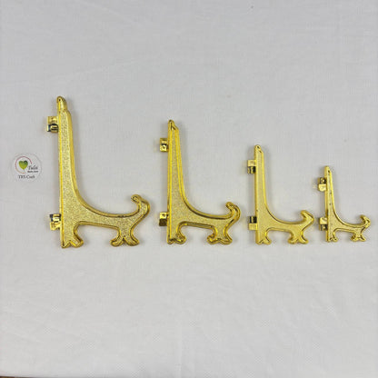 Plastic Clock Stand - Gold - #colour_ - Tulsi Resin Store